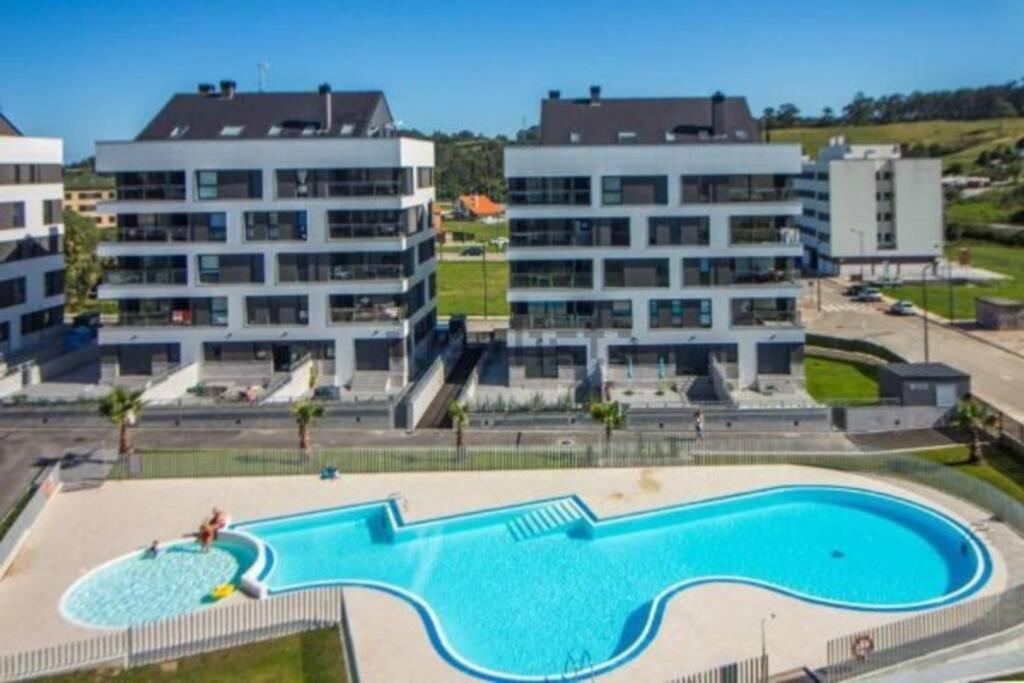 Apartamento Ático Miramar, Luanco Esterno foto