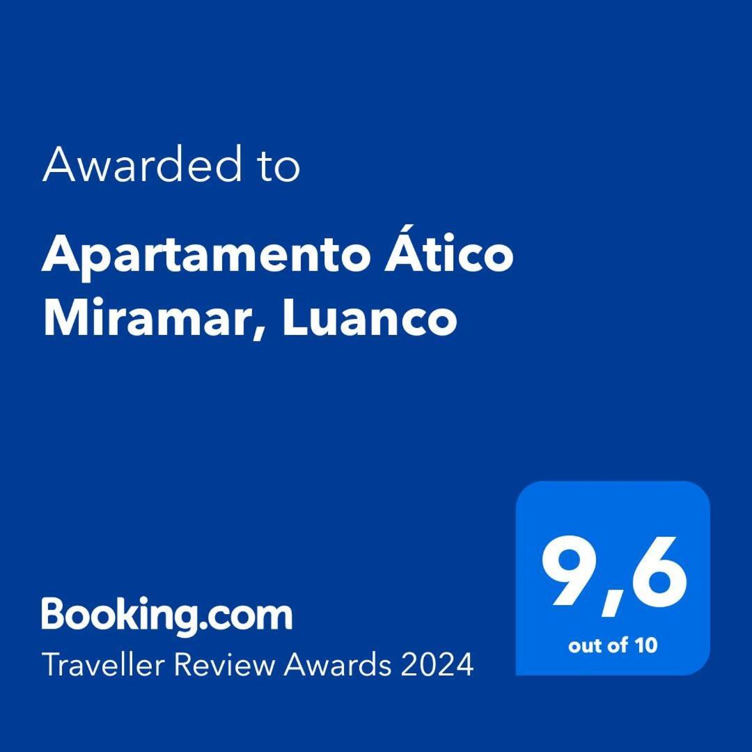 Apartamento Ático Miramar, Luanco Esterno foto